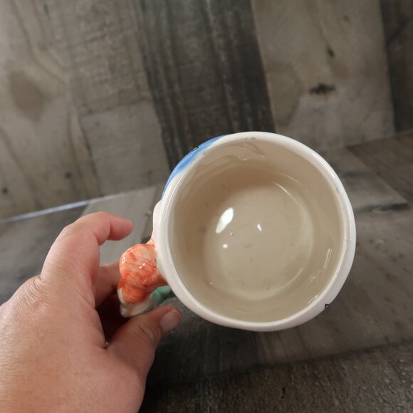 FRCO Vintage Old Salt Fisherman Coffee Mug Mermaid Handle Ceramic 3D - Picture 4 of 5